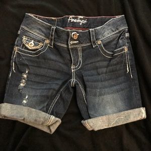 Denim shorts